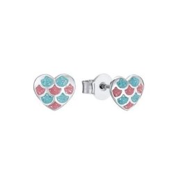 Prinzessin Lillifee Paar Ohrstecker Herz 2031157, mit Emaille