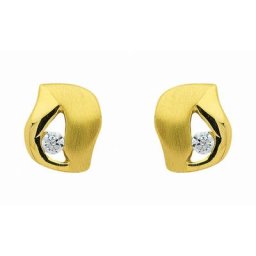 Adelia´s Paar Ohrhänger Damen Goldschmuck, 333 Gold Goldschmuck für Damen