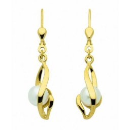 Adelia´s Paar Ohrhänger Damen Goldschmuck, 333 Gold Goldschmuck für Damen