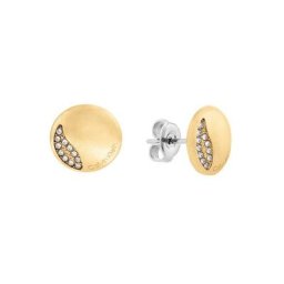 Calvin Klein Paar Ohrstecker Minimal Circular, 35000137, 35000138, mit Glasstein