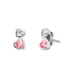 Herzengel Paar Ohrstecker Herz, HEE-HEARTS5-ZI, mit Zirkonia