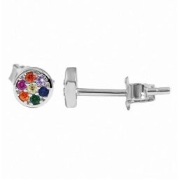 Adelia´s Paar Ohrstecker Ohrstecker aus 925 Silber mit Zirkonia