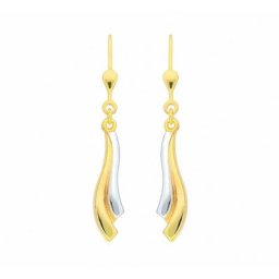 Adelia´s Paar Ohrhänger 1 Paar 333 Gold Ohrringe / Ohrhänger, 333 Gold Goldschmuck für Damen