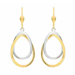 Adelia´s Paar Ohrhänger 1 Paar 333 Gold Ohrringe / Ohrhänger, 333 Gold Goldschmuck für Damen