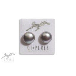 DI PERLE Paar Ohrstecker Damen Perlenschmuck 925 Silber Süsswasser Perlen Ohrstecker, Damen Perlenschmuck