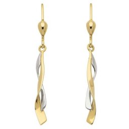 Adelia´s Paar Ohrhänger 333 Gold Ohrringe Ohrhänger, Goldschmuck für Damen
