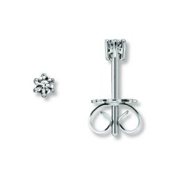 ONE ELEMENT Paar Ohrstecker 0,20 ct Diamant Brillant Ohrringe Ohrstecker aus 585 Weißgold, Damen Gold Schmuck