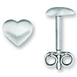 ONE ELEMENT Paar Ohrstecker Herz Ohrringe Ohrstecker aus 925 Silber, Damen Silber Schmuck Herz