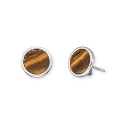 Engelsrufer Paar Ohrstecker POWERFUL STONE TIGERAUGE, ERE-TE-ST