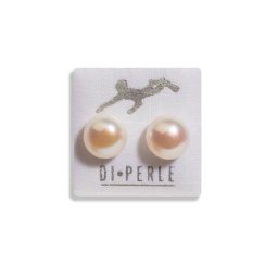 DI PERLE Paar Ohrstecker Damen Perlenschmuck 585 Gelbgold Süsswasser Perlen Ohrstecker, Damen Perlenschmuck