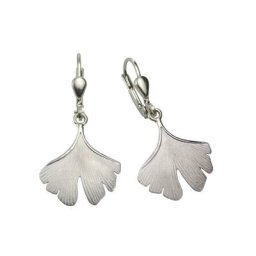 Vivance Paar Ohrhänger 925 Sterling Silber Ginkgo