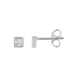 XENOX Paar Ohrstecker XS MEMORIES, Quadrat, XS91385, XS91385G, mit Zirkonia (synth)