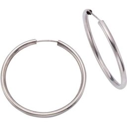 Firetti Paar Creolen Basic, 2 mm breit