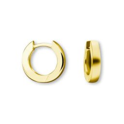 ONE ELEMENT Paar Creolen Ohrringe Creolen aus 333 Gelbgold Ø 12,0 x 2,0 mm, Damen Gold Schmuck