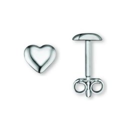 ONE ELEMENT Paar Ohrstecker Herz Ohrringe Ohrstecker aus 925 Silber, Damen Silber Schmuck Herz