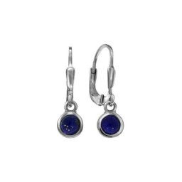 Vivance Paar Ohrhänger 925 Silber mit Lapis