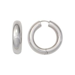 JOBO Paar Creolen, rund 925 Silber