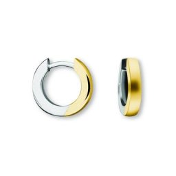 ONE ELEMENT Paar Creolen Ohrringe Creolen aus 333 Gelbgold Ø 12,0 x 2,0 mm, Damen Gold Schmuck