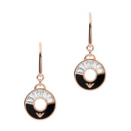 Emporio Armani Paar Ohrhänger EG3556221, mit Onyx und Zirkonia
