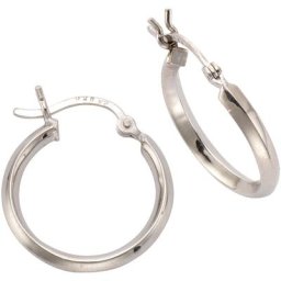 Firetti Paar Creolen Basic, glänzend, verschiedene Größen, Silber
