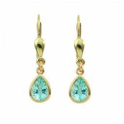 Adelia´s Paar Ohrhänger Damen Goldschmuck, 585 Gold Goldschmuck für Damen