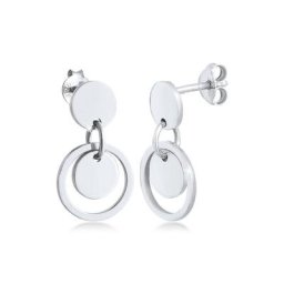 Elli Paar Ohrstecker Kreis Rund Geo Trend Hippie 925 Silber