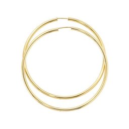 JOBO Paar Creolen, rund 333 Gold