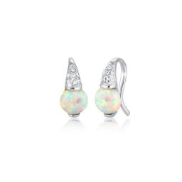 Elli Premium Paar Ohrhänger Opal Kristalle 925 Sterling Silber