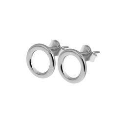 Adelia´s Paar Ohrstecker Ohrstecker Kreis aus 925 Silber