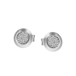 Firetti Paar Ohrstecker Kreise, Rund, mit Zirkonia (synth)