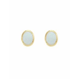 Adelia´s Paar Ohrhänger 1 Paar 585 Gold Ohrringe / Ohrstecker mit Opal, 585 Gold mit Opal Goldschmuck für Damen