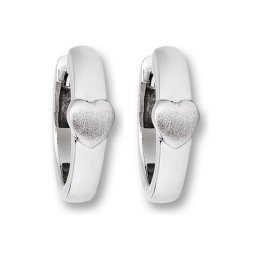 ONE ELEMENT Paar Creolen Herz Ohrringe Creolen aus 925 Silber, Damen Silber Schmuck Herz