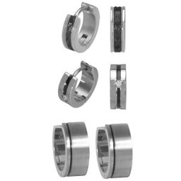 Firetti Creolen-Set (Set, 6-tlg), mit Zirkonia