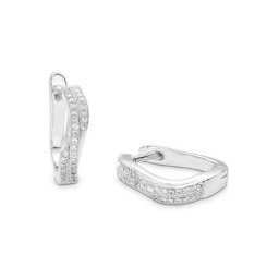 Amor Paar Creolen 9965007, mit Zirkonia