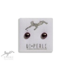 DI PERLE Paar Ohrstecker Damen Perlenschmuck 925 Silber Süsswasser Perlen Ohrstecker, Damen Perlenschmuck