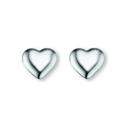 ONE ELEMENT Paar Ohrstecker Herz Ohrringe Ohrstecker aus 925 Silber, Damen Silber Schmuck Herz