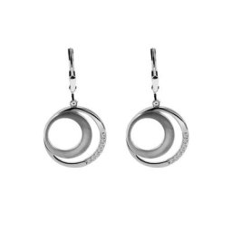 Adelia´s Paar Ohrhänger Ohrhänger aus 925 Silber mit Zirkonia