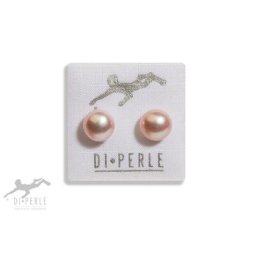 DI PERLE Paar Ohrstecker Damen Perlenschmuck 925 Silber Süsswasser Perlen Ohrstecker, Damen Perlenschmuck