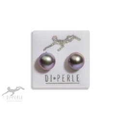 DI PERLE Paar Ohrstecker Damen Perlenschmuck 925 Silber Süsswasser Perlen Ohrstecker, Damen Perlenschmuck
