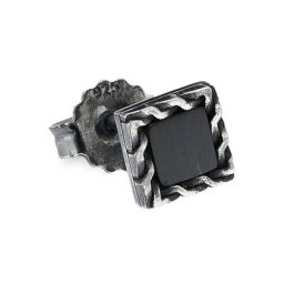 HECHTER PARIS Single-Ohrstecker D4006E/90/13, D4006E/90/AG, mit Onyx oder Tigerauge