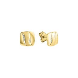 Orolino Paar Ohrstecker 585/- Gelbgold Brillant SI Vollschliff Rund