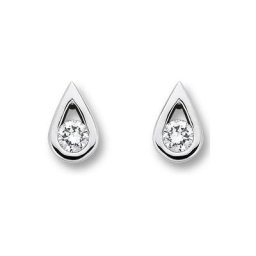 ONE ELEMENT Paar Ohrstecker, Damen Gold Schmuck Tropfen