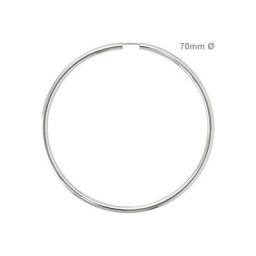 JOBO Paar Creolen, rund 925 Silber