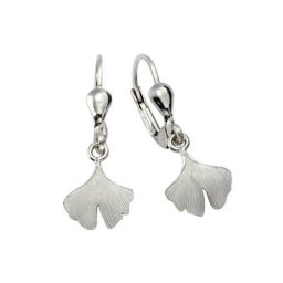 Vivance Paar Ohrhänger 925/- Sterling Silber Ginkgo