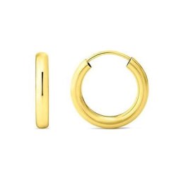 Firetti Paar Creolen 2,5 mm breit, Made in Germany