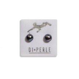 DI PERLE Paar Ohrstecker Damen Perlenschmuck 585 Gelbgold Süsswasser Perlen Ohrstecker, Damen Perlenschmuck