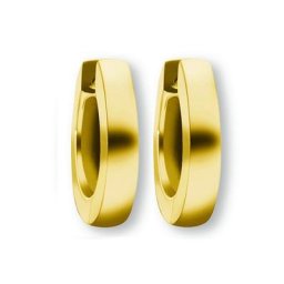 ONE ELEMENT Paar Creolen Ohrringe Creolen aus 585 Gelbgold Ø 12,0 x 2,0 mm, Damen Gold Schmuck