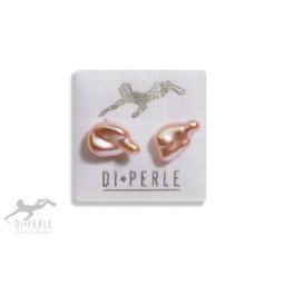 DI PERLE Paar Ohrstecker Damen Perlenschmuck 585 Gelbgold Süsswasser Perlen Ohrstecker, Damen Perlenschmuck