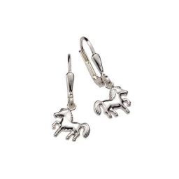 Zeeme Paar Ohrhänger 925 Sterling Silber Motiv Pferde