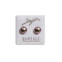 DI PERLE Paar Ohrstecker Damen Perlenschmuck 585 Gelbgold Süsswasser Perlen Ohrstecker, Damen Perlenschmuck